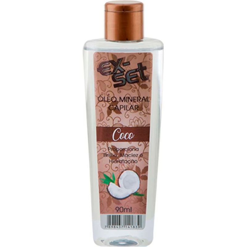 óleo mineral capilar ex-set coco 90ml