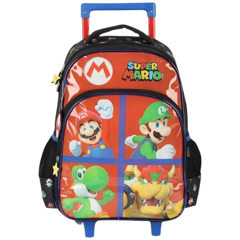 mochila de rodinha luxcel super mario (mp)