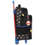 mochila de rodinha luxcel super mario (mp)