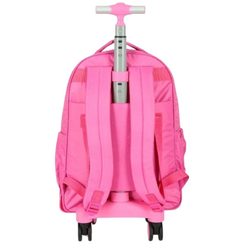 mochila de rodinha luxcel barbie pink (mp)
