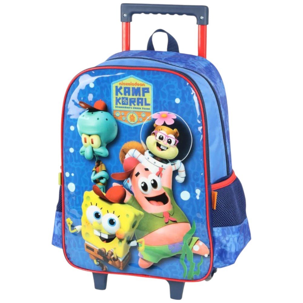Mochila de Rodinha Bob Esponja Luxcel Azul | Bemol