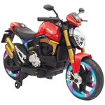 moto elétrica infantil bang toys lightning rider 12v vermelho (mp)