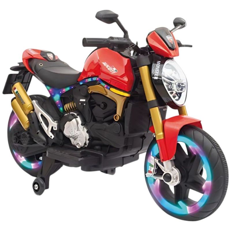moto elétrica infantil bang toys lightning rider 12v vermelho (mp)
