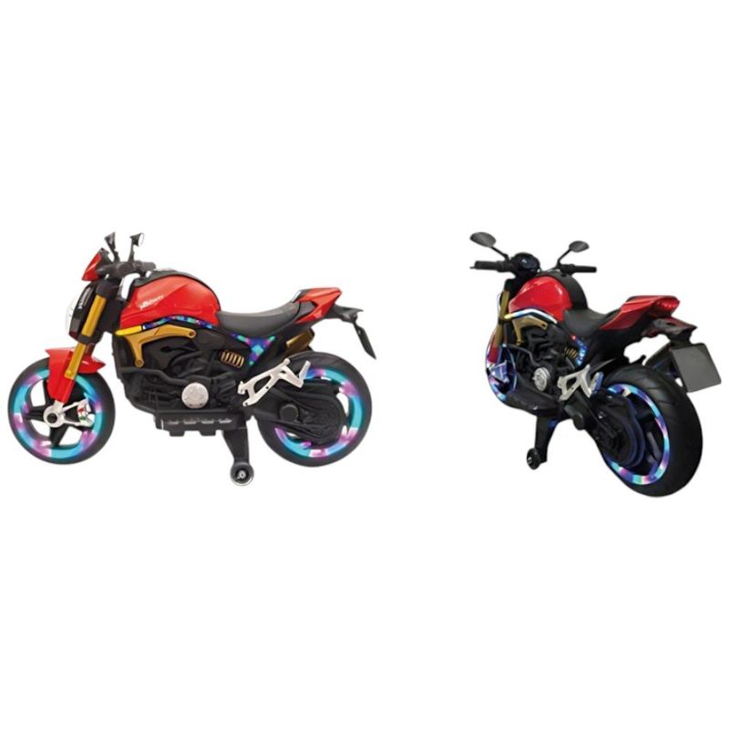 moto elétrica infantil bang toys lightning rider 12v vermelho (mp)