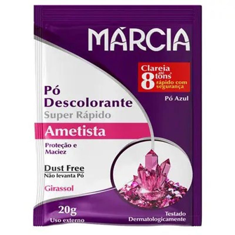 pó descolorante márcia super rápido ametista 20g