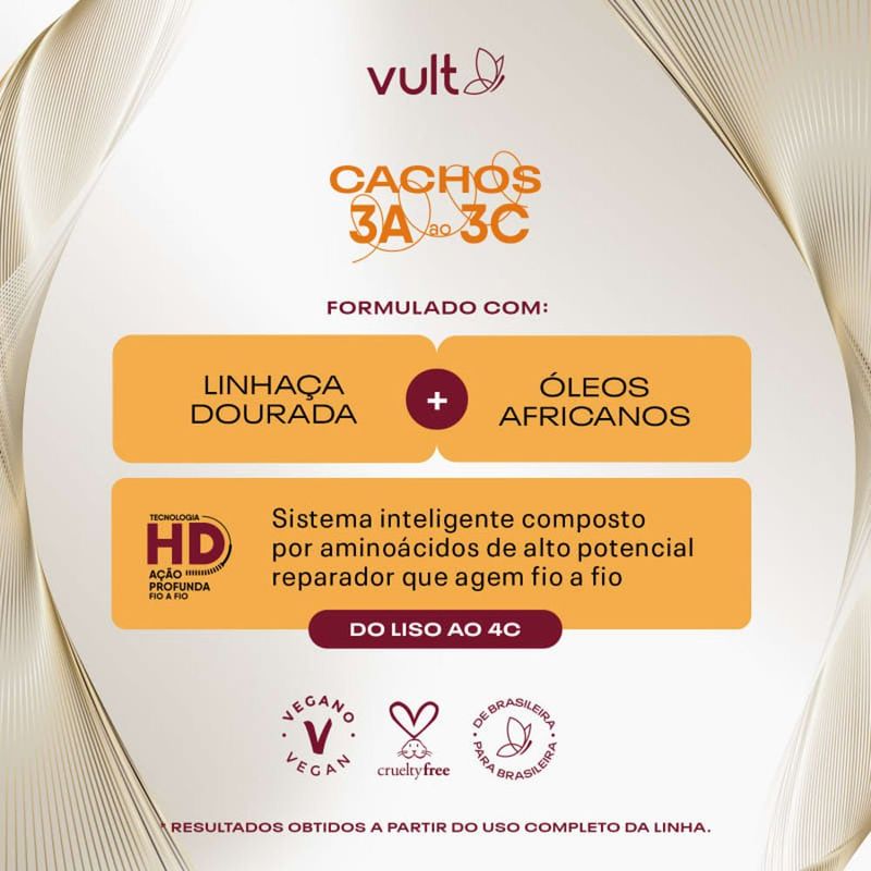creme para pentear vult definição intensa 300ml