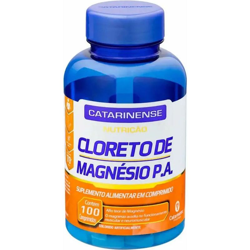 cloreto de magnésio p.a. 100 cápsulas catarinense
