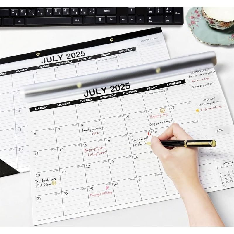 calendário vovea 2025 a 2026 43x30cm branco a-mbi