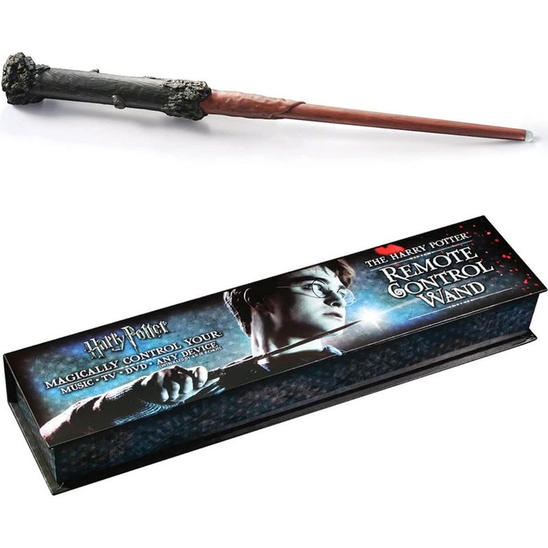 controle remoto de dispositivo ir noble varinha harry potter preto a-mbi