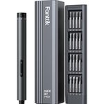conjunto mini chave de fenda fanttik elétrico 50 peças 3,7v preto a-bi