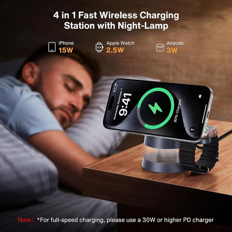 carregador de iphone ivanky 22,5w preto a-mbi