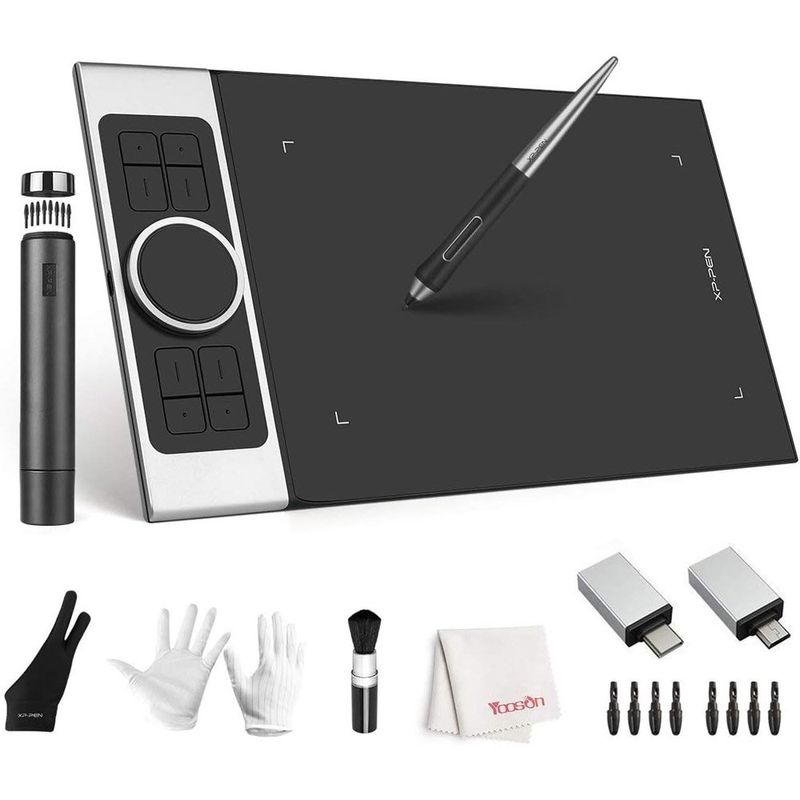 mesa xp-pen digitalizadora xp pen preto a-mbi