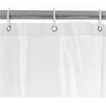 cortina de chuveiro amazon basics transparente a-mbi