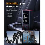 inflador de pneu powools 150 psi preto a-mbi
