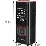 inflador de pneu powools 150 psi preto a-mbi