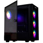 gabinete gamer rhadium atx mid-tower tupan preto (mp)