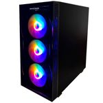 gabinete gamer rhadium atx mid-tower tupan preto (mp)
