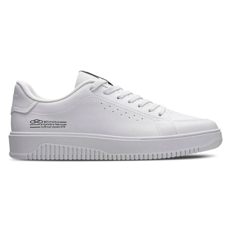 tênis casual masculino n° 41 olympikus eros branco 43448165 (mp)