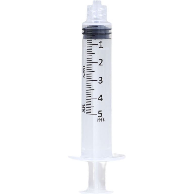 seringa descartável 5ml luer lock sem agulha sr