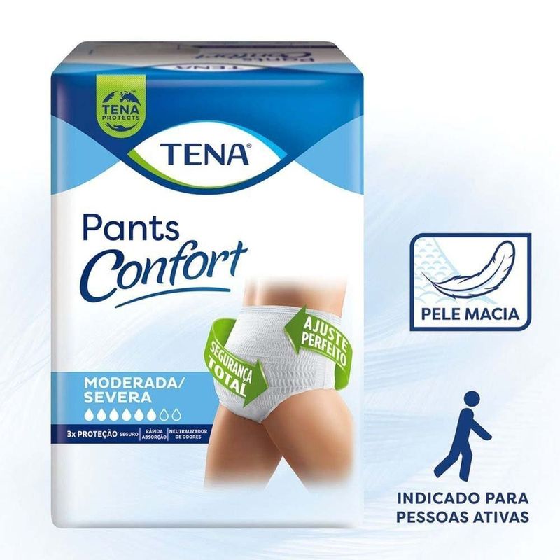 roupa intima tena pants confort g/eg 24 unidades