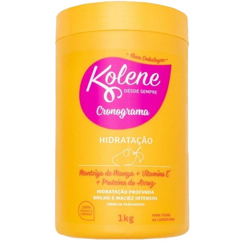 creme de tratamento kolene hidratação força e crescimento 1kg