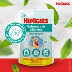 sabonete líquido huggies extra suave refil 200ml