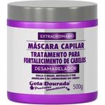 máscara capilar gota dourada desamareladora 500g