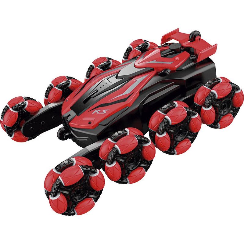 carro stunt giro 360 vermelho usb com fumaça e controle remoto zippy toys 10302