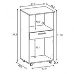 balcão de cozinha kit's parana duplo forno duetoo branco 18278881