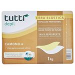 cera depilatória elástica tutti depil camomila 1kg (mp)