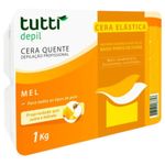 cera depilatória elástica tutti depil mel 1kg (mp)