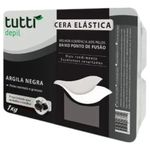 cera depilatória elástica tutti depil argila negra 1kg (mp)