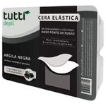 cera depilatória elástica tutti depil argila negra 250g (mp)