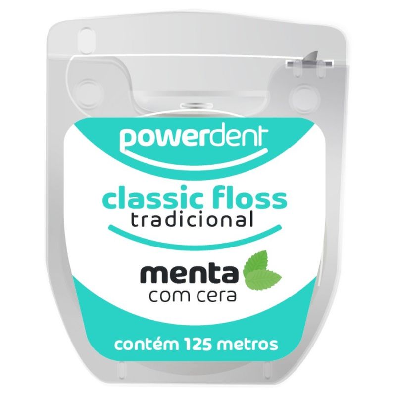 fio dental powerdent clássico tradicional 125 metros (mp)