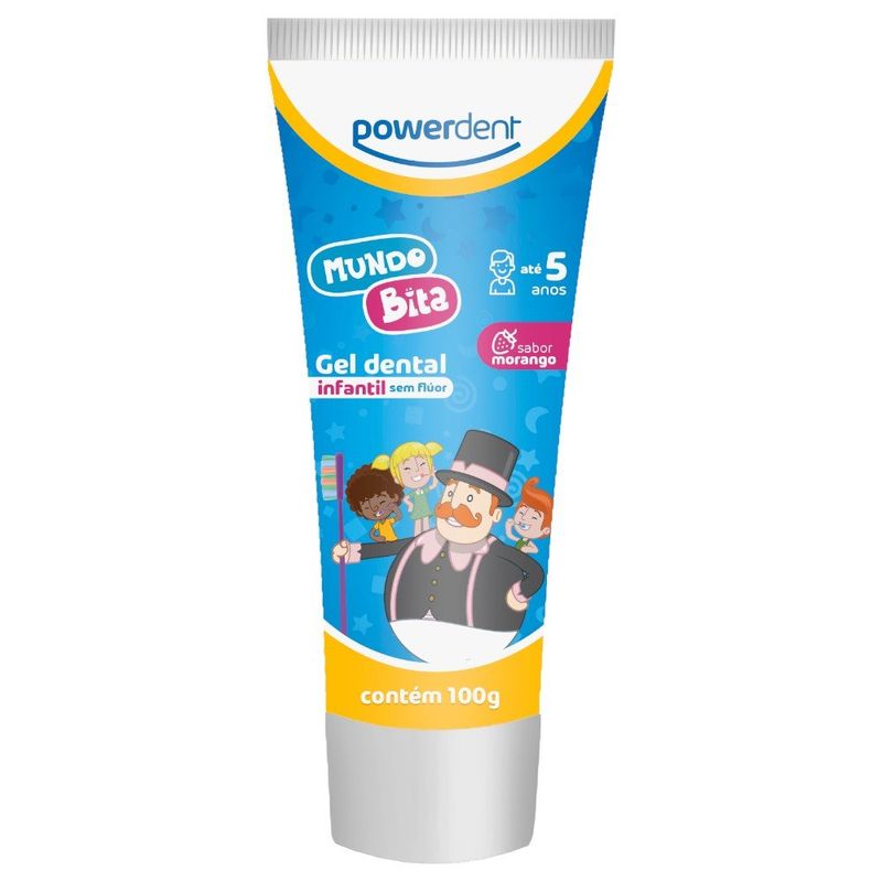 gel dental powerdent infantil mundo bita (mp)