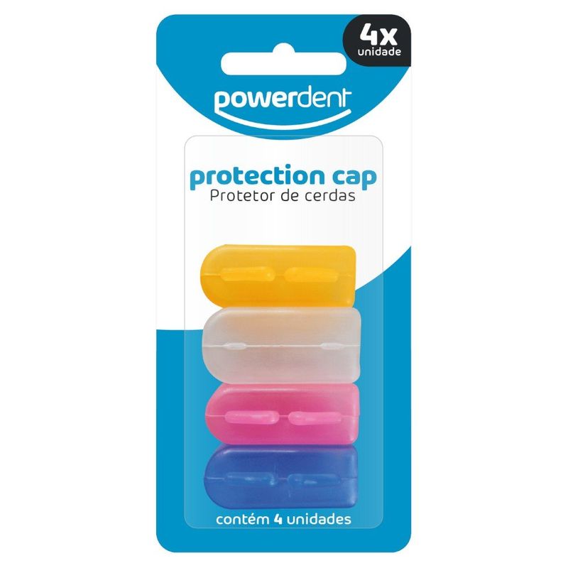 protetor de cérdas powerdent com 4 unidades (mp)