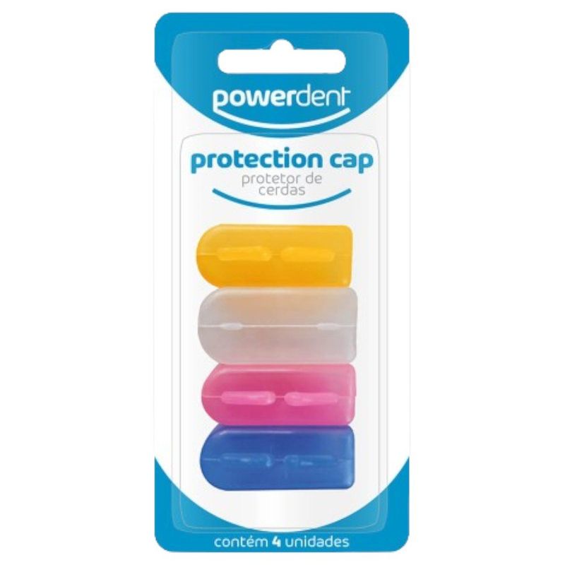 protetor de cérdas powerdent com 4 unidades (mp)