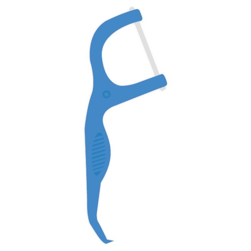 fita dental powerdent flosspicks 50 unidades (mp)