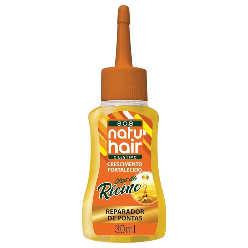 reparador de pontas natuhair óleo de rícino 30ml (mp)