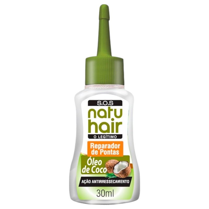 reparador de pontas natuhair óleo de coco 30ml (mp)