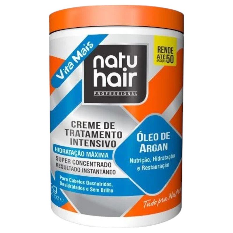 creme tratamento óleo de argan natuhair 1kg (mp)