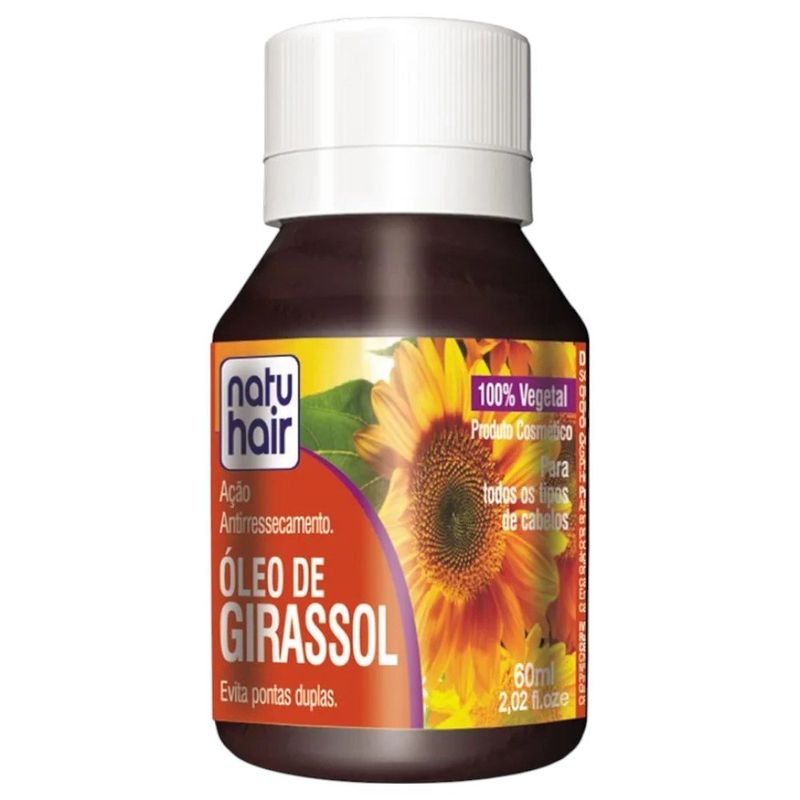 óleo capilar natuhair girassol 60ml (mp)