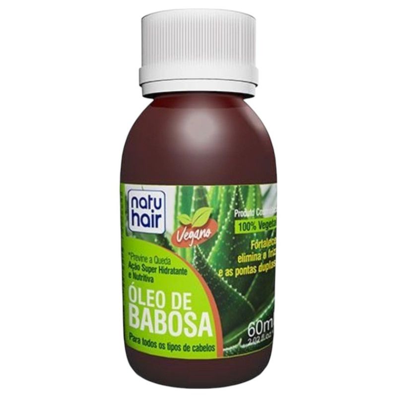 óleo capilar natuhair babosa 60ml (mp)