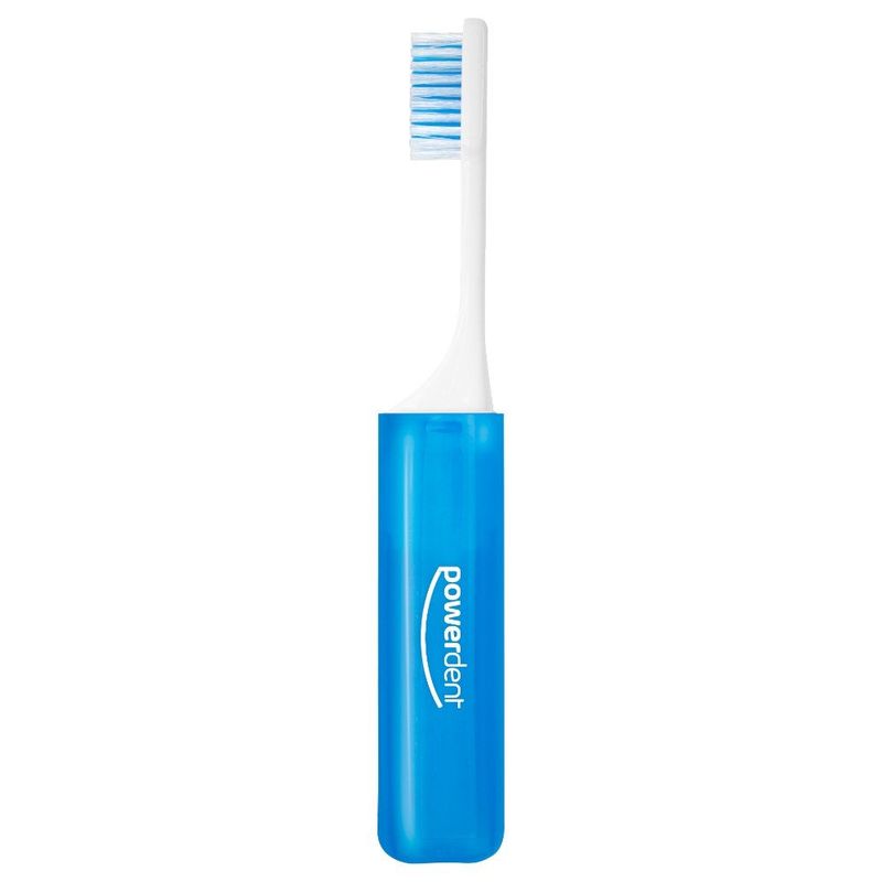 escova dental powerdent viagem macia com 2 unidades sortido (mp)