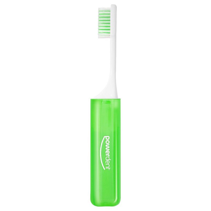 escova dental powerdent viagem macia com 2 unidades sortido (mp)