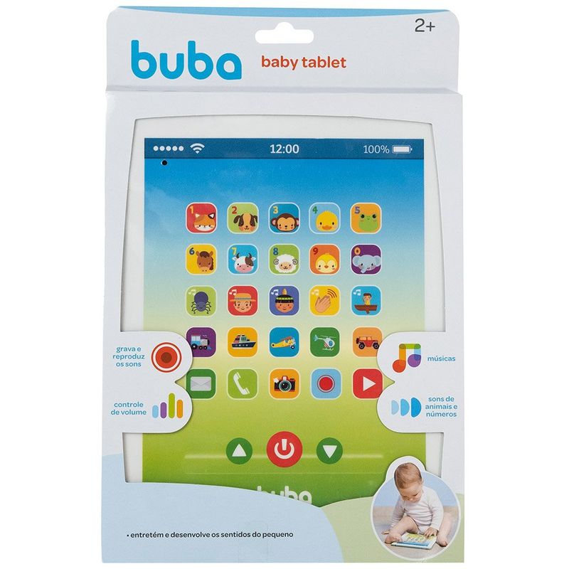 brinquedo tablet buba azul 08548
