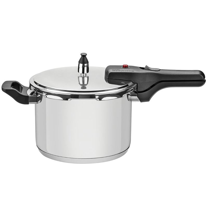 panela de pressão tramontina brava aço inox 4,5l (mp)