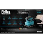 lixadeira philco 250w azul philco plo01