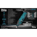 mini retifica philco 180w azul philco prt180