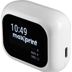 fone de ouvido maxprint tws bluetooth branco com anc e display touch fbt3002